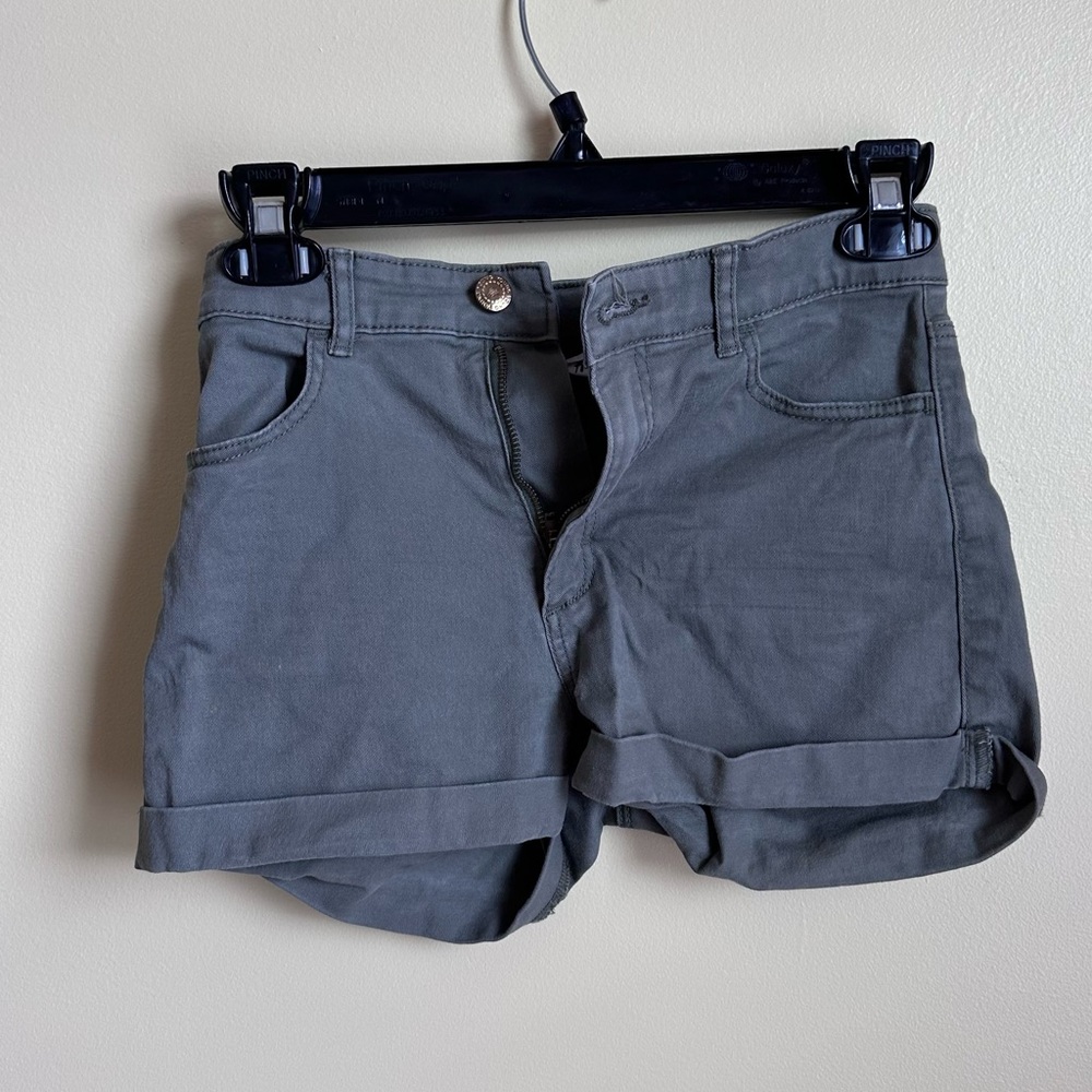 dark green H&M jeans shorts
